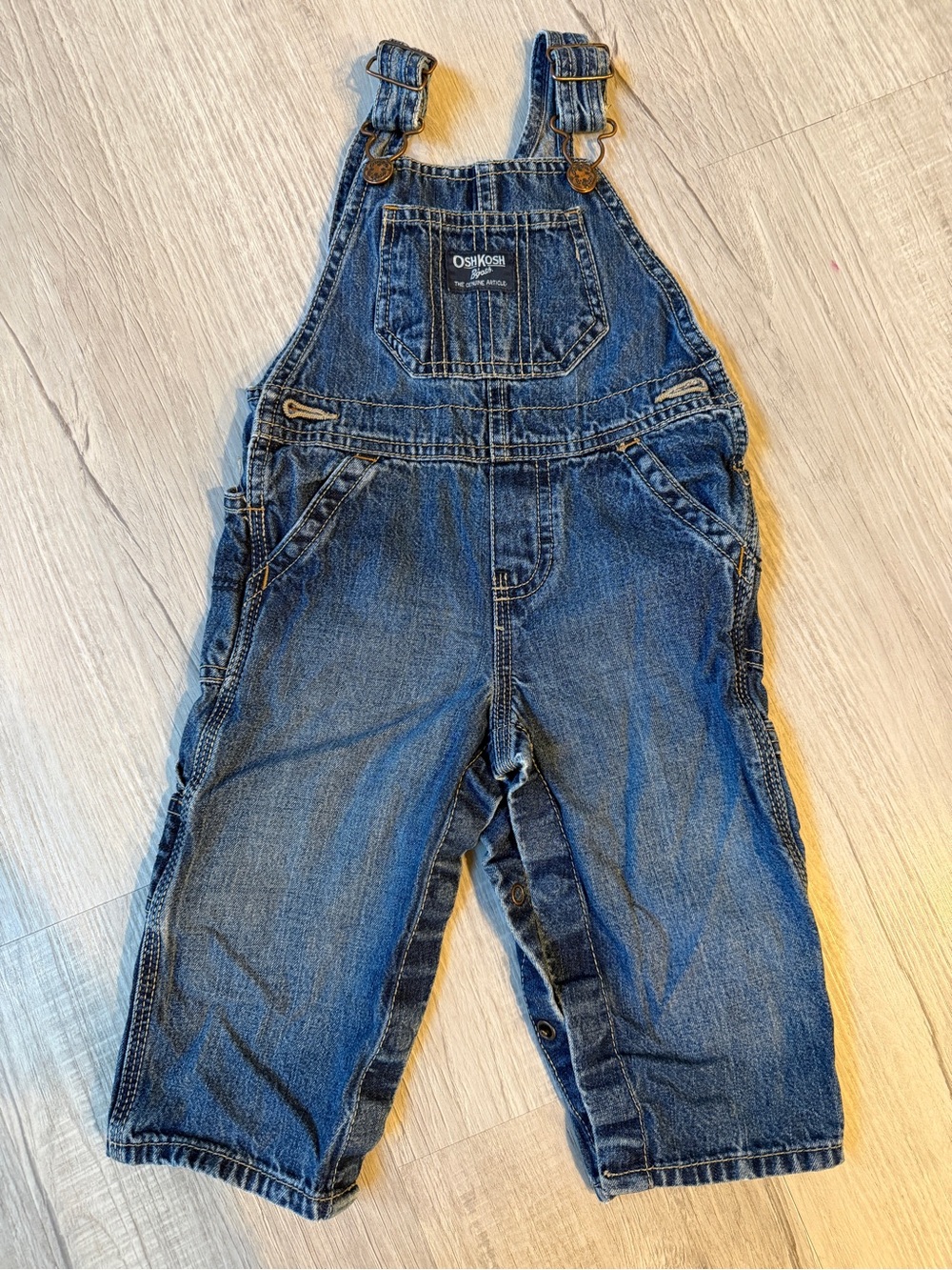OshKosh B'gosh Denim Blue Kids Overalls